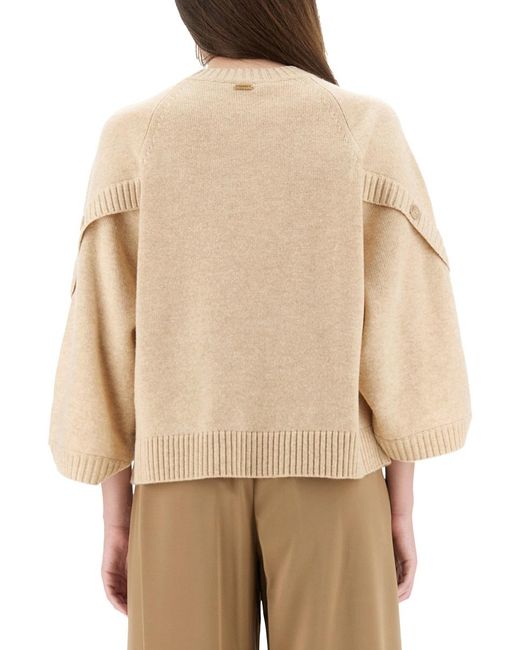Max Mara Natural Knit Jumper Ampex Wool Jumpers
