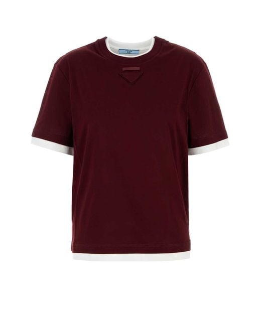 Prada Red Tshirt