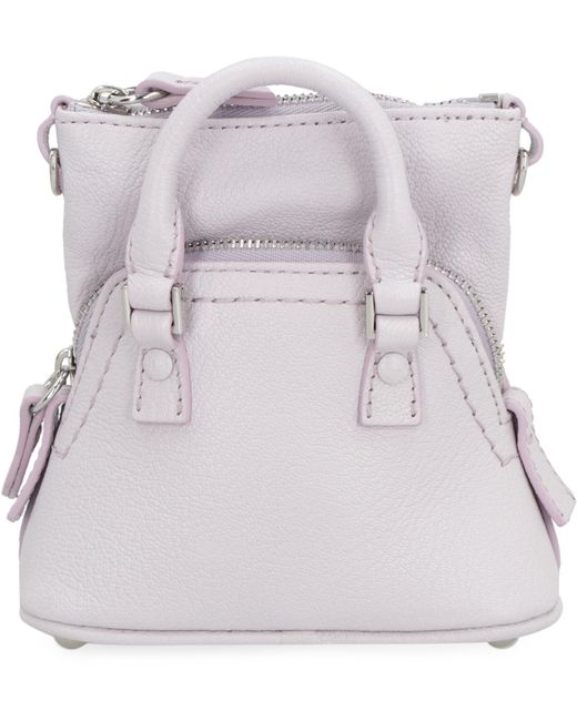 Maison Margiela Purple 5Ac Classique Baby Leather Crossbody Bag Calf Shoulder