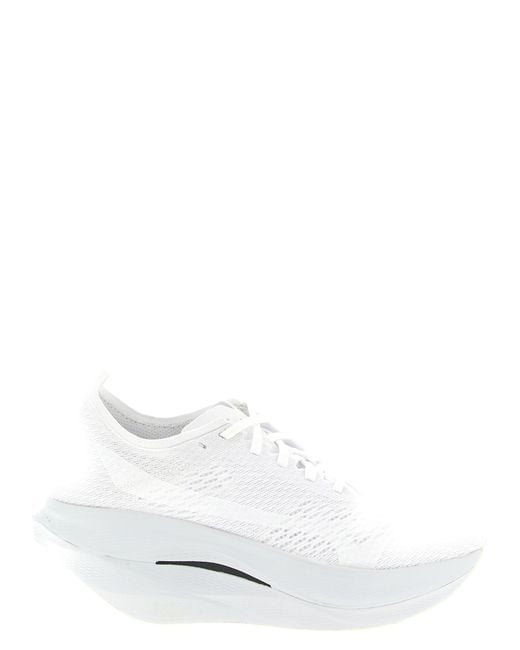 Comme des Garçons White Cdg X Mizuno 'Wave Rebellion Pro 3' Sneakers