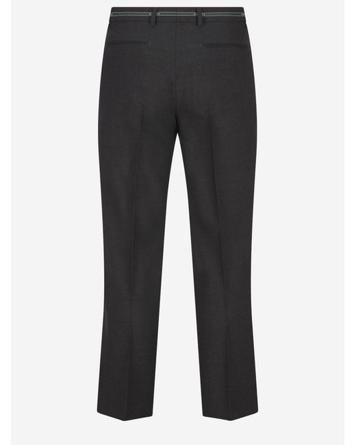 Gucci Black Trousers Wool for men