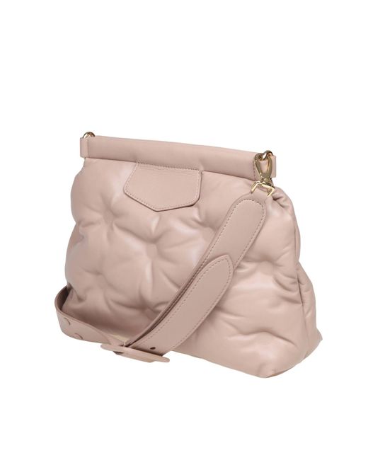 Maison Margiela Pink Quilted Leather Handbag