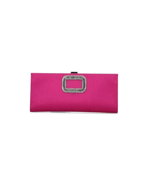 Roger Vivier Pink Bags Viscose