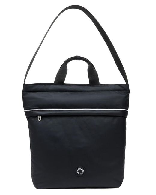 KENZO Black 2-Way Boke Flower 2.0 Tote Bag Nylon Handbags