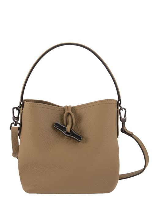 Longchamp Brown Roseau Essential - Bucket Bag S