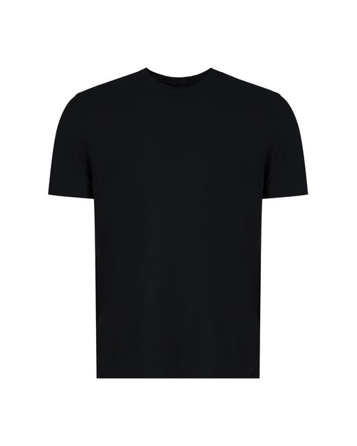 Slowear Black T-Shirt Crew-Neck Cotton T-Shirts for men