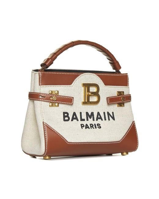 Balmain Brown "b-buzz 22" Handbag