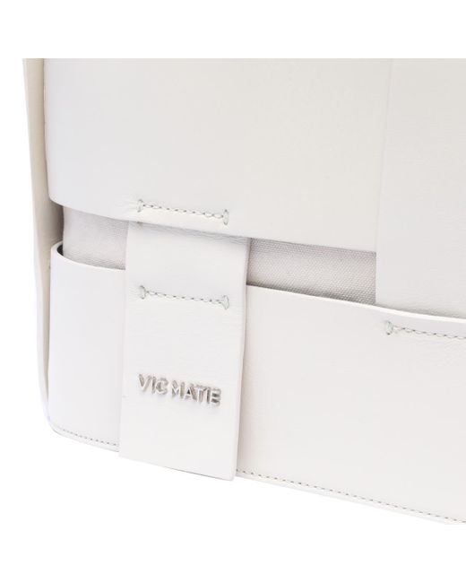 Vic Matié White Handbag