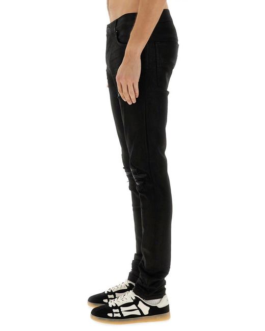Amiri Black "Mx1 Waxed" Jeans for men