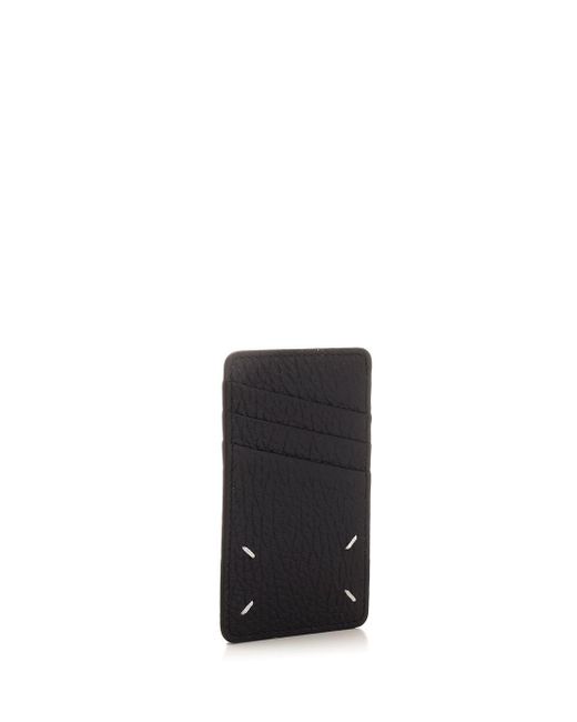 Maison Margiela White Four Stitches Card Holder for men