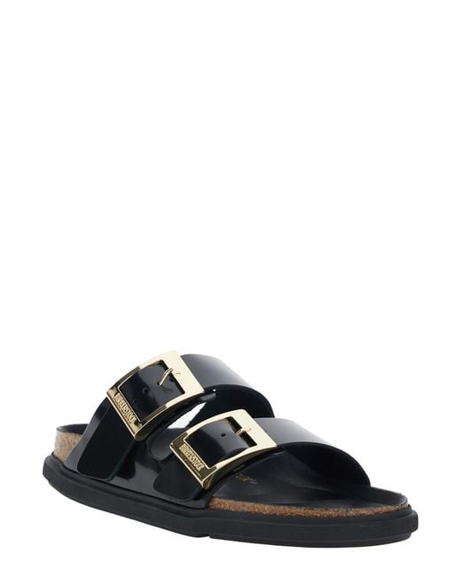 Birkenstock Black Sandals Arizona Leather