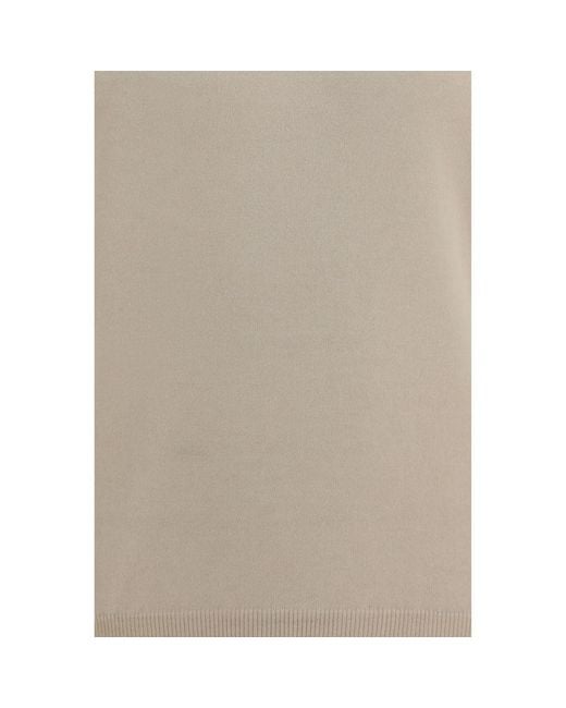 Brunello Cucinelli Natural Beige Cashmere Turtleneck for men