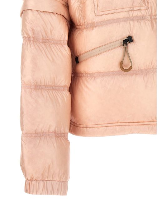 3 MONCLER GRENOBLE Pink Mauduit Casual Jackets, Parka
