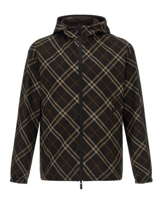 Burberry Black 'Trafford' Reversible Jacket for men
