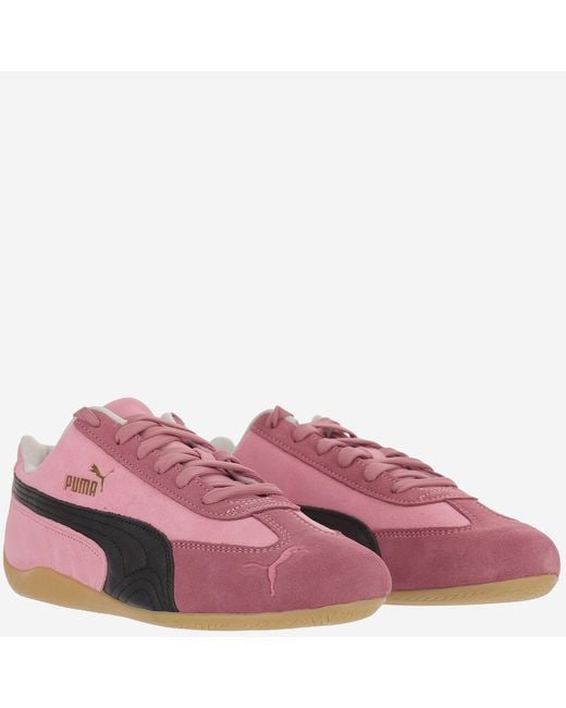 PUMA Pink Speedcat Og Sneakers Leather Trainers