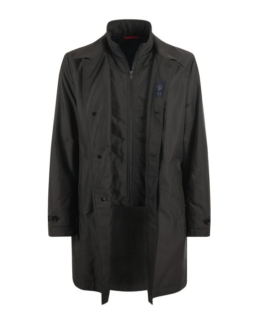 Fay Gray Double Front Raincoat for men