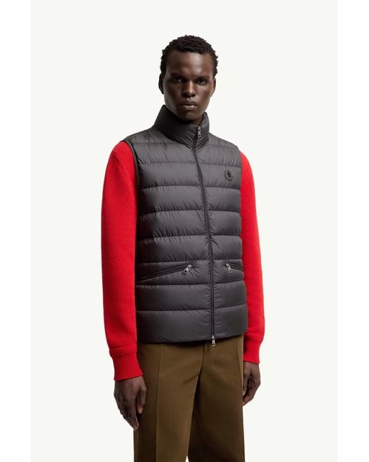 Moncler Black Moncler Treompan Down Gilet for men