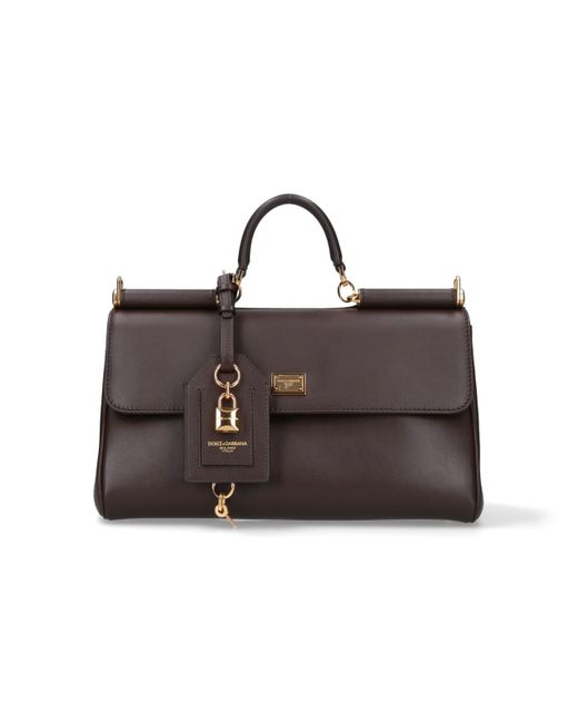 Dolce & Gabbana Brown My Sicily Handbag