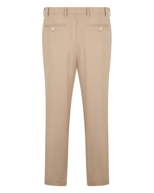 Prada Natural Tailored Trousers Cotton for men