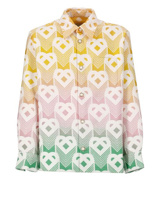 Casablancabrand Multicolor Gradient Heart Jacket for men