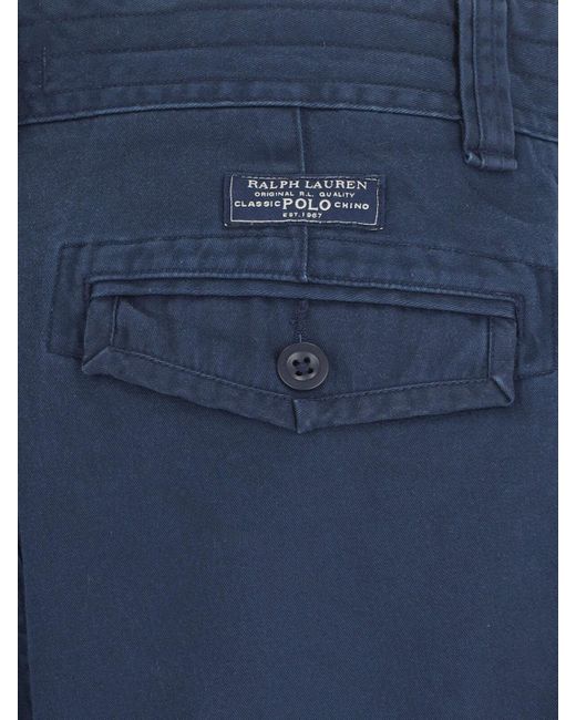 Polo Ralph Lauren Blue Cargo Shorts for men