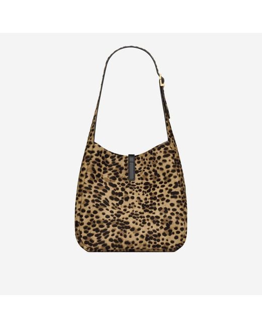 Saint Laurent Metallic 5 À 7 Bea Pony Leather Calfskin Shoulder Bags