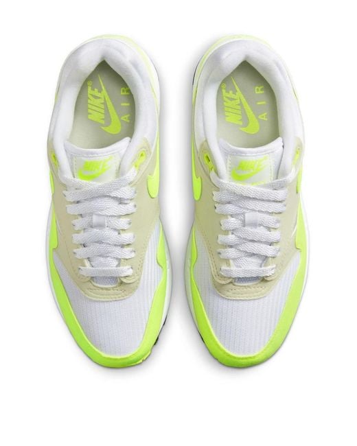 Nike Yellow Air Max 1 Volt Sneakers Shoes