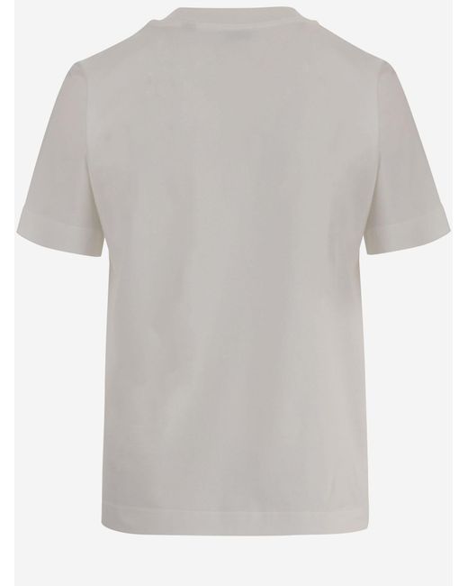 Burberry Gray T-Shirt Cotton T-Shirts & Jerseys