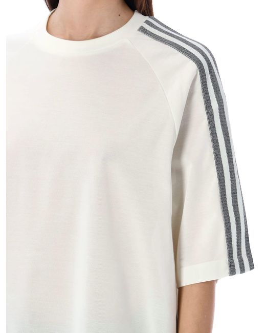 Y-3 White 3-Stripes T-Shirt
