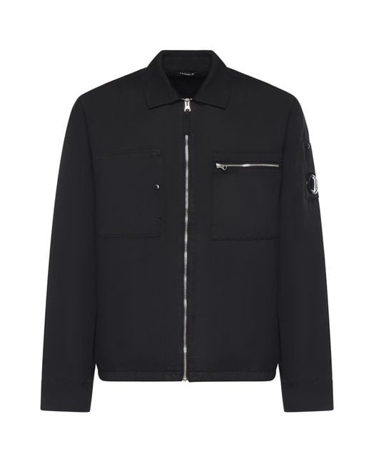 C P Company Black Jackets Co Li for men