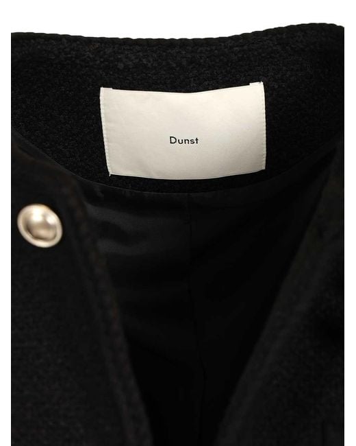 DUNST Black Tweed Jacket Shell: Cotton