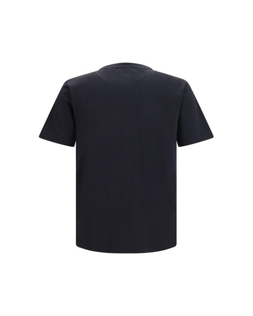 Off-White c/o Virgil Abloh Blue T-Shirt Small Bookish Cotton T-Shirts for men