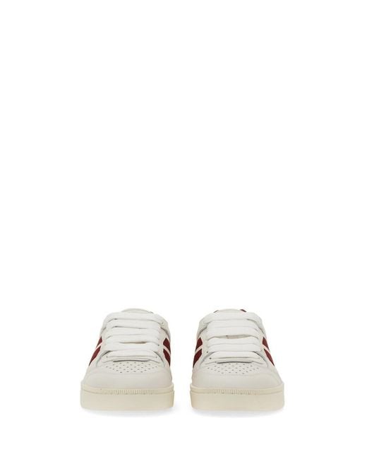 Bally White Rebby Sneaker Calf Trainers