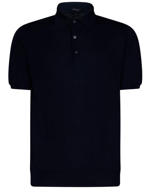 Kiton Blue Icon Polo Shirt for men