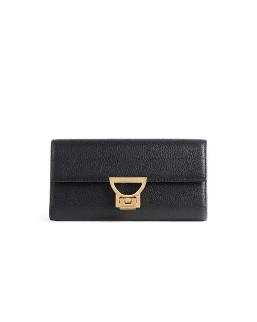 Coccinelle Black Wallet Bovine Leather Bags