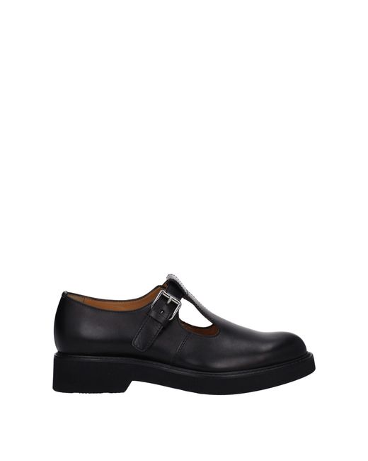 Church's Black Leather Oxfords And Derbies Shoe
