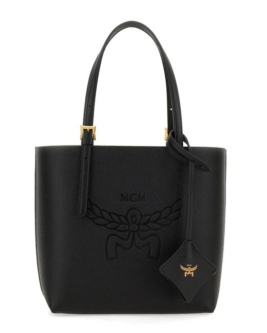 MCM Black Mini Himmel Shopping Bag for men