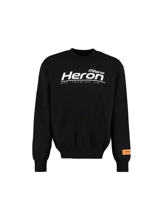 Heron Preston Black Logo Sweater for men