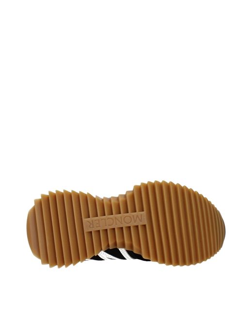 Moncler Black Pacey Sneakers Fabric