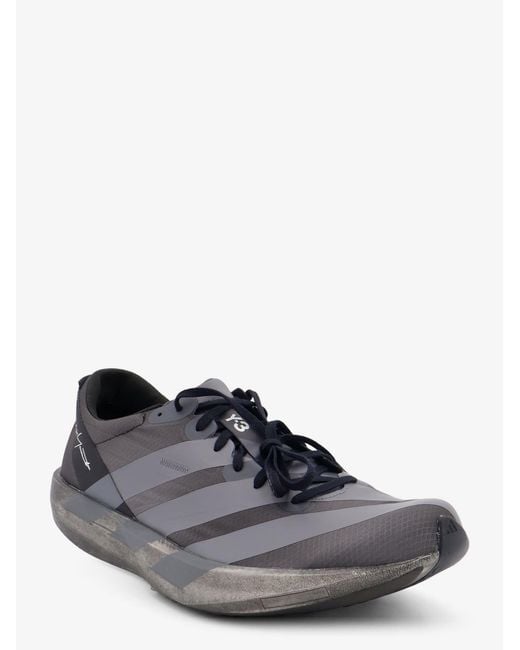 Adidas White Trainers Adios 9 Stretch Mesh Polyester