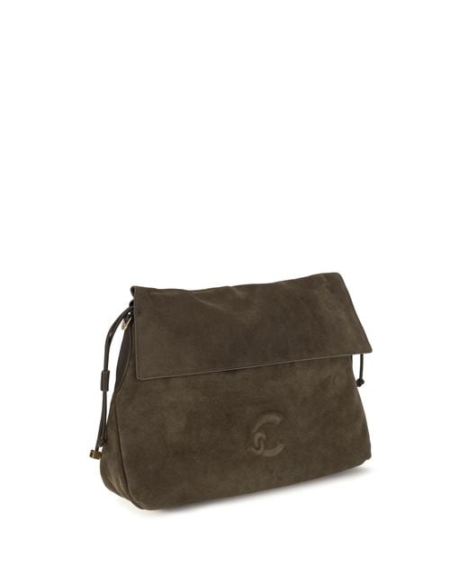 Coccinelle Brown Medium Lidia Shoulder Bag Calf Leather Bos Taurus