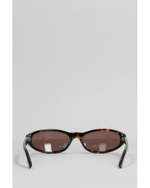 Balenciaga Gray Neo Round Sunglasses