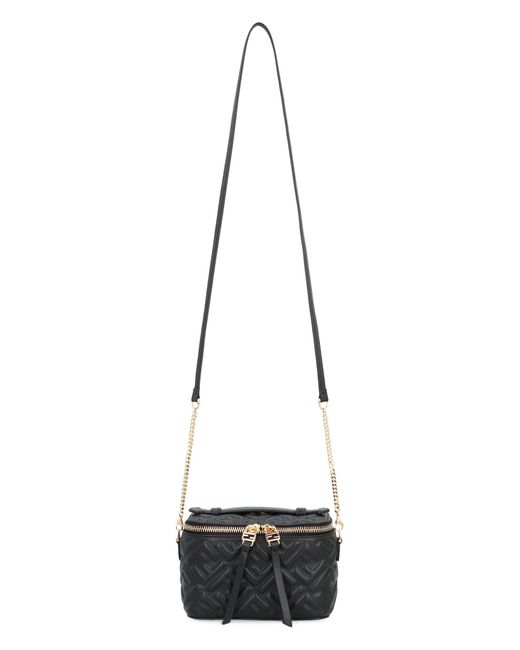 Fendi Black Vanity Leather Mini Bag