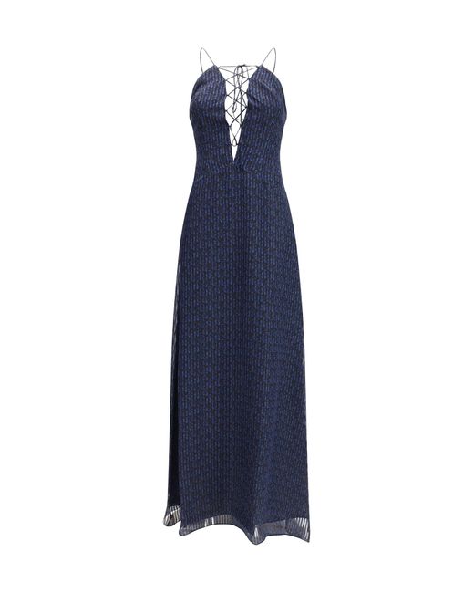Kristina Ti Blue Charlene Amnesia Long Dress