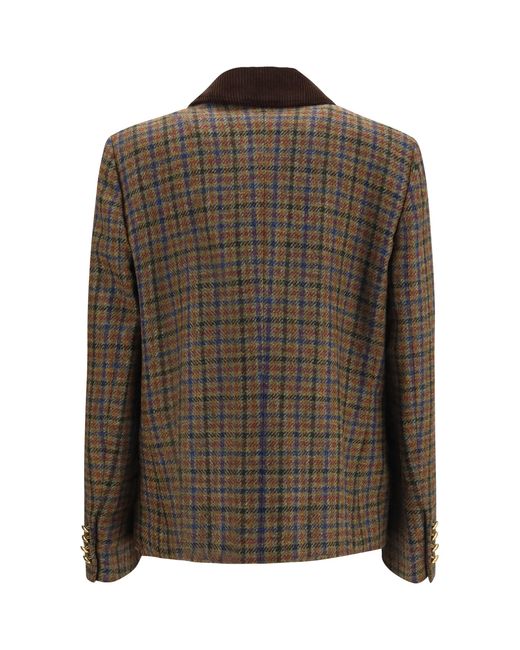 Blazé Milano Black Blazer Shelley- Tweed Merino Wool (Ovis Aries) Blazers