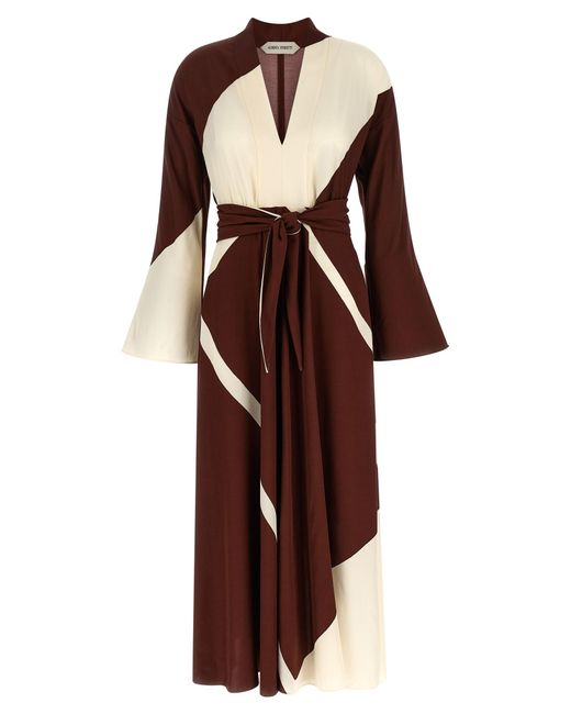 Alberta Ferretti Blue Viscose Long Dress