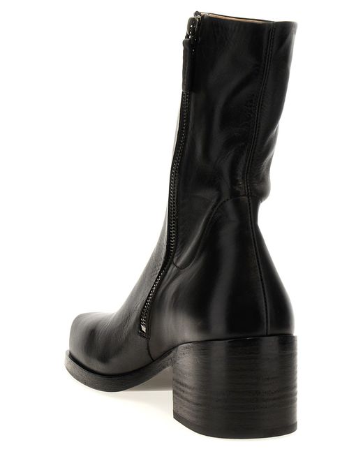 Marsèll Black Cassello Boots, Ankle Boots