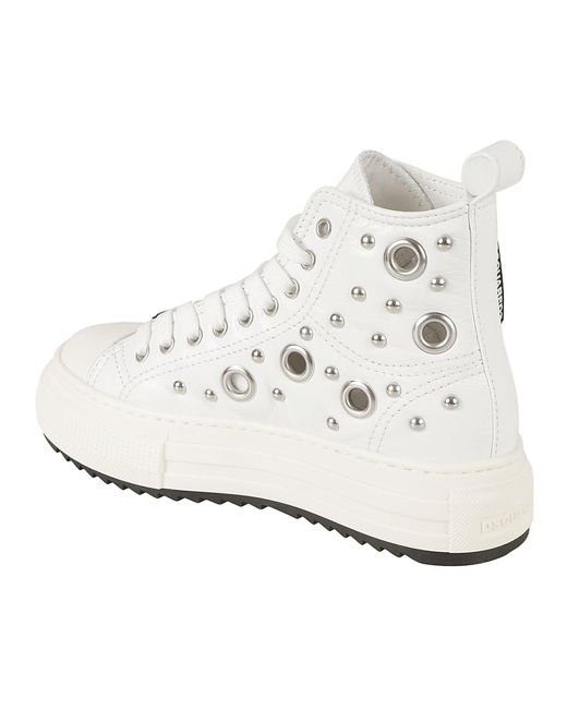 DSquared² White Berlin Sneakers