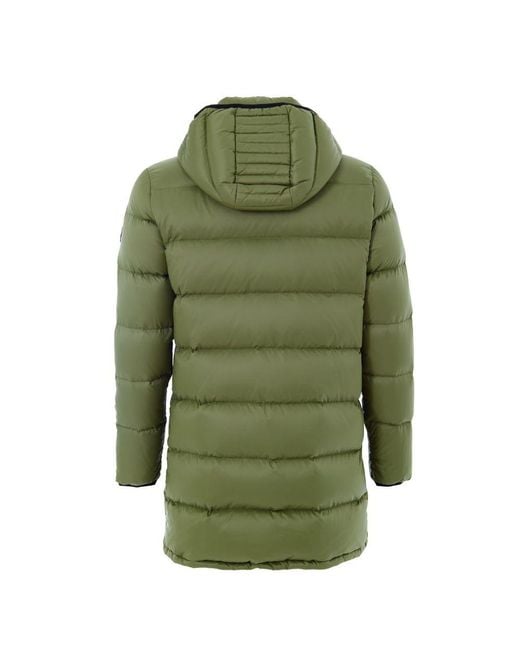 Moose Knuckles Green Nylon Coat Clothing for men