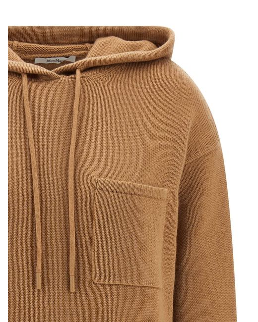 Max Mara Brown Liana Sweaters And Cardigans